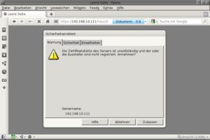Abbildung 3: Der Einsatz von HTTPS bereitet Nginx kein Problem.