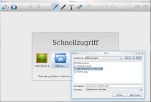Abbildung 3: Am "Öffnen"-Dialog des PDF Presenters erkennt man, dass es sich um eine Java-Anwendung handelt.