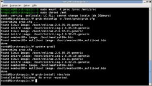 Abbildung 5: Mit Hilfe einer Knoppix-DVD reparieren Sie in wenigen Schritten einen defekten Bootloader Grub.