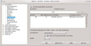 Mit diesen Einstellungen nutzt die Benutzeroberfläche ab sofort die Schrift Bitstream Vera Sans