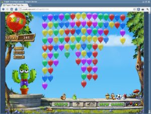 Abbildung 1: Zu Demonstration der Leistungsfähigkeit von HTML5 liefert Google seinen Browser mit zwei darauf basierenden Spielen aus.
