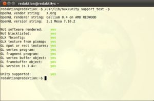 Abbildung 1: Ein integriertes Testwerkzeug entscheidet beim Booten und Installieren, ob Ihr Rechner besser mit Unity oder dem klassischen Gnome-Desktop zurechtkommt.
