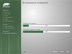 Abbildung 10: Automatische Konfiguration
