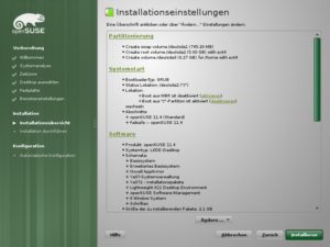 Abbildung 4: Vor der eigentlichen Installation gibt es noch einmal einen Dialog mit der kompletten Übersicht.