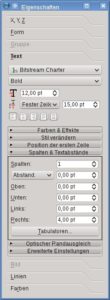 Abbildung 4: Für den nötigen Abstand zwischen Text und anderen Elementen sorgt der Reiter <code srcset=