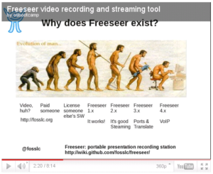 Projekt-Evolution: Die Freeseer-Entwickler präsentieren ihre Screencast-Software selbstverständlich in einem Video.