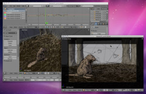 Neu: Blender 2.5.7 bietet mehrere Top-Level-Windows als Option an.