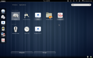 Gnome 3 zeigt sich aufgeräumt und übersichtlich.