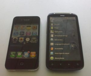 Vergleich mit dem -Phone 4.