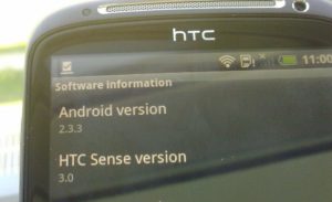 Android 2.3.3 und Sense 3.0.