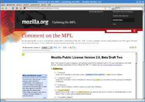Kommentare erwünscht. Die Entwicklung der MPL 2.0 erfolgt in einem offenen Prozess.