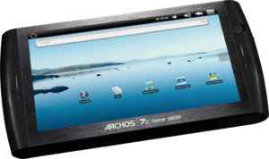 Für den hausgebrauch: Archos Home-Tablet mit kapazitivem Display.