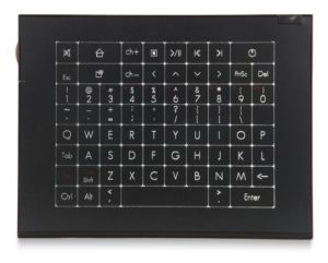 Abbildung 1: Mit einem einfachen Umschalter wechseln Sie beim Acers Magic-Pad vom Trackpad in den Tastaturmodus (hier die englische Version).