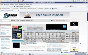 Abbildung 4: Dank Xvkdb nutzen Sie Browser und Mailclient mit Tastureingaben, ohne ein Convertible zurück in einen Laptop zu verwandeln.