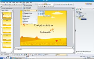 Abbildung 5: An die Bearbeitung des Folien-Masters gelangen Sie über das <code srcset=