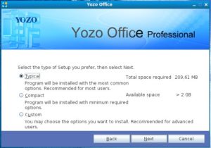 Abbildung 6: Knapp 210 Megabyte nimmt das Office-Paket in <code srcset=