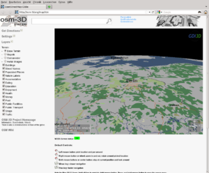 Openstreetmap in 3D mit OSM-3D