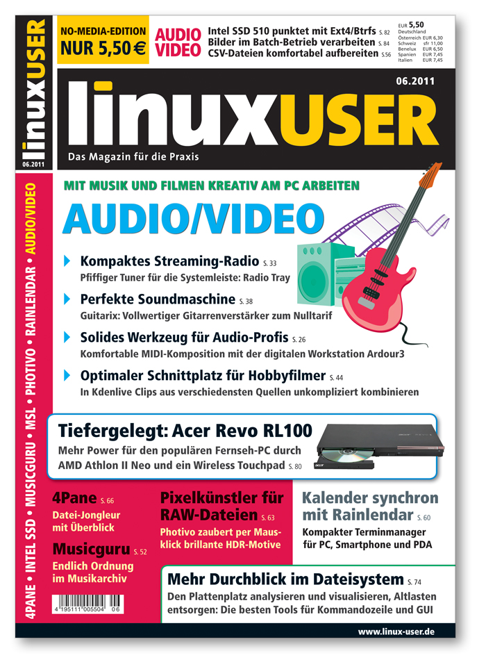 Heftcover LinuxUser 06/2011
