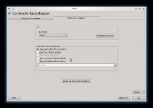 Abbildung 2: Im OpenSuse-Kontrollzentrum YaST weisen Sie das System an, den Bootmanager Grub in den MBR zu installieren.