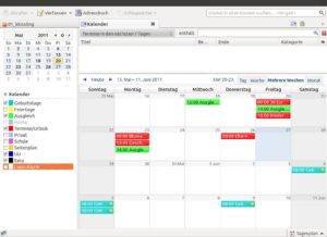 Abbildung 3: Wenn Sie mehrere Kalender anlegen, erleichtert Ihnen das nicht nur den Überblick, sondern vereinfacht auch den Export.