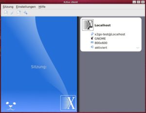 Abbildung 3: Seit der 2009 erschienenen Version 3 hat X2go einen intuitiven Client, in dem Sie viele Funktionen per Mausklick erreichen.