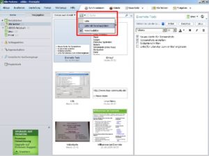 Abbildung 6: In der Windows-Version von Evernote können Sie die Optik der Notizliste ändern.