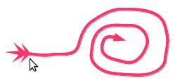 Abbildung 8: Am Ende kombinieren Sie die Linien mit Ihrem selbst erstellten Linienendenstil.