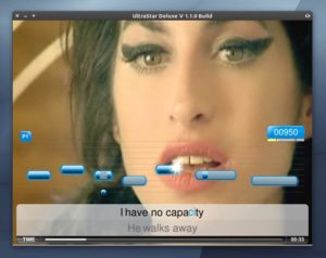 Abbildung 1: Beim SingStar-Klon UltraStar Deluxe geht es darum, beim Singen die richtigen Töne zu treffen.
