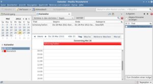 Abbildung 1: Das Thunderbird-Add-on Lightning bietet eine vollständige Kalender- und Terminverwaltung.