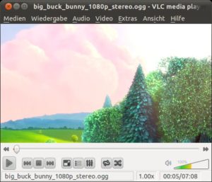 Abbildung 2: Bewährtes Werkzeug für die Wiedergabe von allerlei Formaten: Der VideoLAN Client VLC.