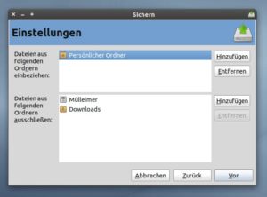 Abbildung 3: Ordner mit sehr großen Dateien bergen die Gefahr, das Backup unnötig aufzublasen und den Platz auf dem Speichermedium zu sprengen.