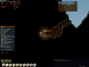 Abbildung 6: Hier baut der Builder Gold ab. Die unterschiedlichen Gesteinsarten sind zu Beginn recht schwer zu unterscheiden.