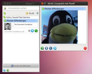 Abbildung 1: Der Skype-Client ist einfach zu bedienen und strotzt vor Funktionen.