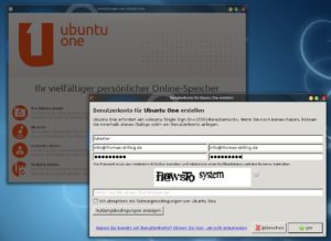 Abbildung 1: Ubuntu liefert den Client zu seinem Cloud-Dienst in seinem Betriebsystem gleich mit. Wie Sie hier sehen, lässt sich Ubuntu One auch unter KDE gut nutzen.