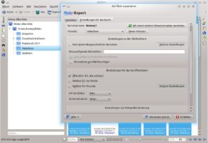 Abbildung 2: Die Kipi-Upload-Modul für den Flickr-Export bietet via Digikam eine bequeme Möglichkeit, Bilder in das Webalbum zu laden.