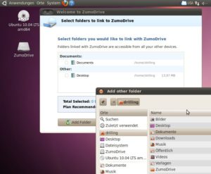 Abbildung 6: Der Zumodrive-Client ist auf elegante Weise als Netzwerklaufwerk implementiert.