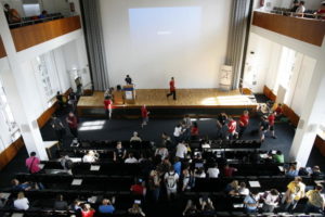 Mehr als tausend Besucher verzeichnet derzeit der Desktop Summit 2011.