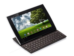 Ausziehbare Tastatur: Das Eee-Pad Slider von Asus mit Android.