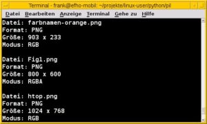 Abbildung 2: Mit nur wenigen Zeilen Python zaubern Sie Metainformationen aus Bilddateien heraus.