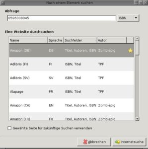 Abbildung 3: Die Internetsuche ruft viele Daten aus Datenbanken großer Anbieter ab.