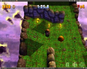 Abbildung 4: Marball Odyssey: Die Ringe liegen leider nicht immer so offen in der Landschaft herum.