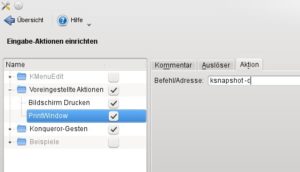Abbildung 5: Starten Sie Ksnapshot mit dem Parameter "-c", nimmt das Programm nur das Fenster unter dem Mauszeiger auf. Das macht sich das Tastenkürzel zunutze.