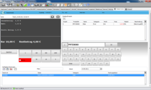 Kassensystem in EBINeutrino: Neue Funktion mit OnScreen-Tastatur für Touchsysteme