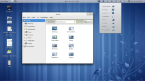 Koroora 15 ermöglicht das manuelle Umschalten auf den Fallback-Modus in Gnome 3.