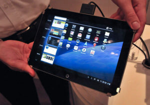 Tablet mit nur 8 Millimeter Höhe.