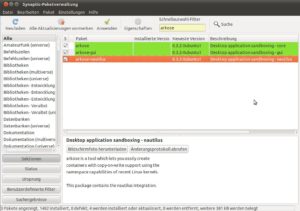 Abbildung 1: Unter Ubuntu 11.04 installieren Sie Arkose problemlos über das Paketmanagement.