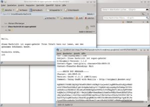 Abbildung 4: Mit PGP verschlüsseln Sie Ihre Nachricht bei Bedarf auch. Ohne den richtigen Key ist sie dann nicht mehr lesbar.