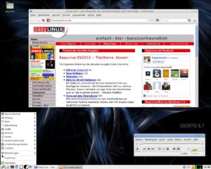 Abbildung 4: Knoppix erkennt beim Booten in der Regel die Auflösung des Monitors, hier sind es 1280 x 1024 Pixel.