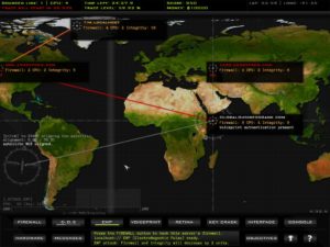 Abbildung 5: Bei einem EMP-Angriff über einen Satelliten muss man nur im richtigen Moment die Maustaste drücken.