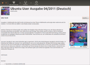 Den Ubuntu User können Sie von nun an bequem im Software Center als PDF kaufen.
